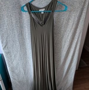 Olive maxi dress